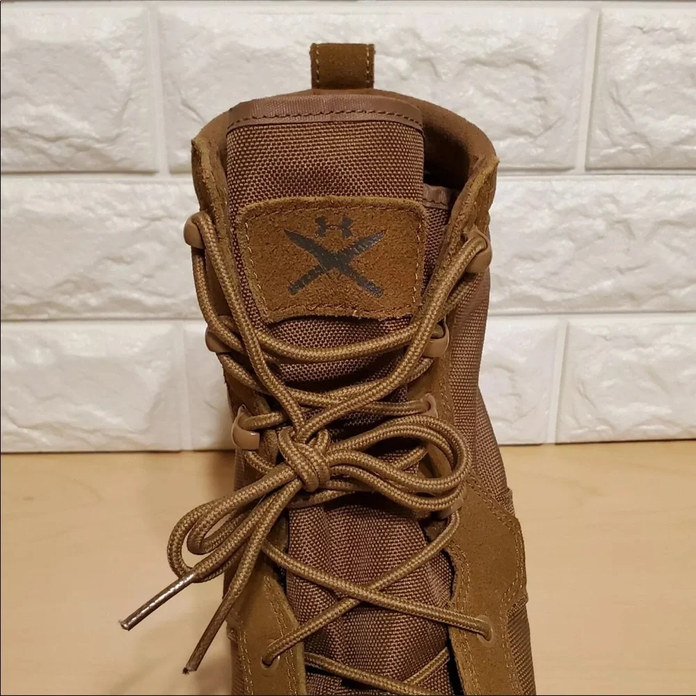 Under Armour Jungle Rat Coyote Tactical Boots Mens Size 14 Brown US Army - Picture 5 of 8